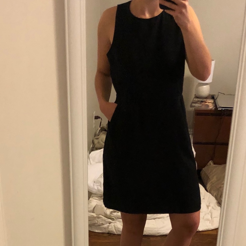 Black above the knee dress